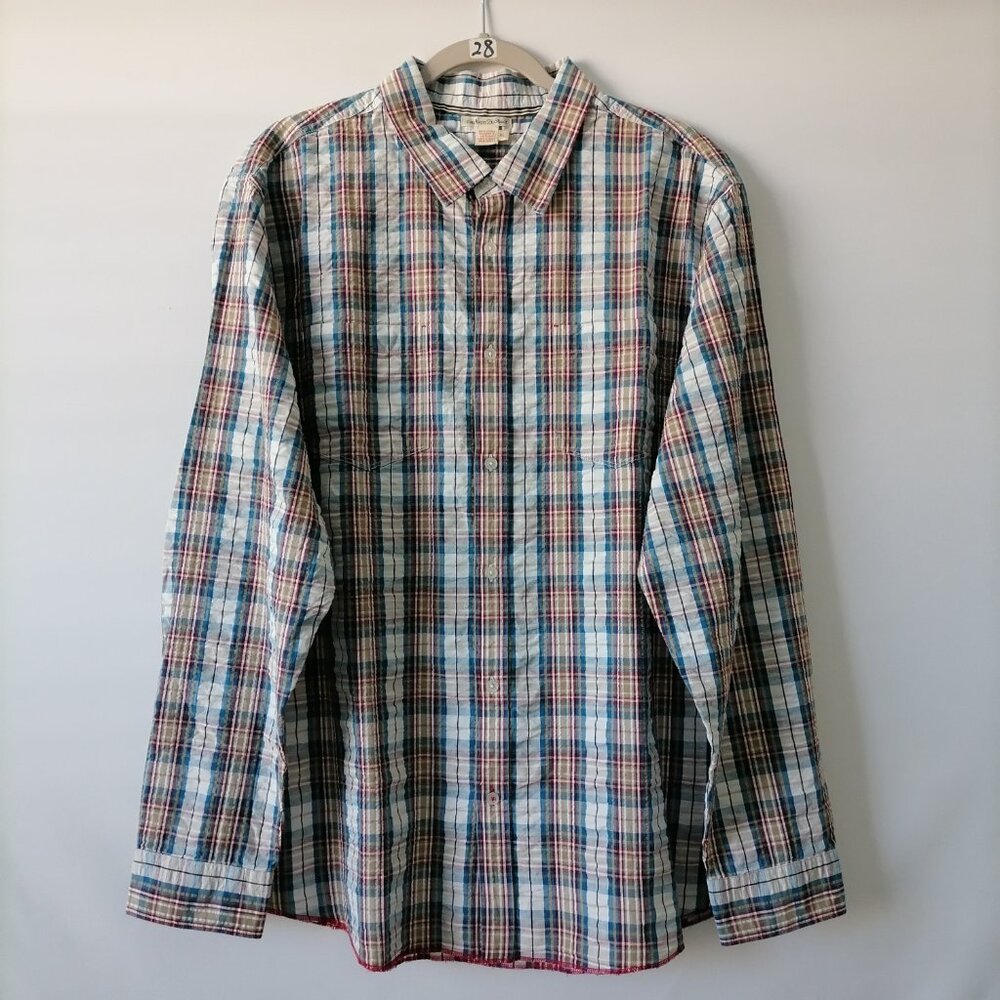 Carbon 2 Cobalt Mens Multicolor Plaid Button Down Shirt Size X-Large Lot Of 2 - Picture 6 of 11